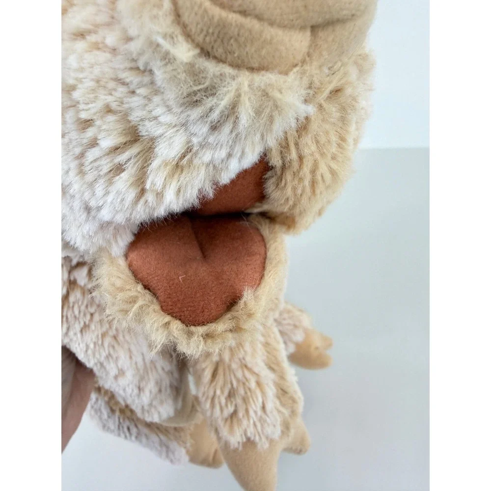 Folkmanis Grunting Pig Hand Puppet Spotted Tan Black Plush 2991 Sound Maker
